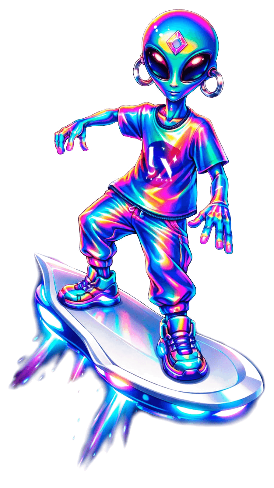 Universo Expo Tattoo — Alien holográfico oficial